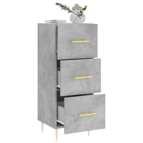 Komoda siva boja betona 34,5x34x90 cm od konstruiranog drva Beton siva 1 Cijena