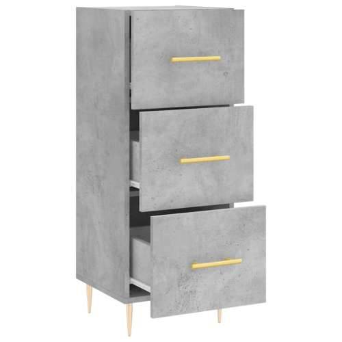 Komoda siva boja betona 34,5x34x90 cm od konstruiranog drva Beton siva 1 Cijena