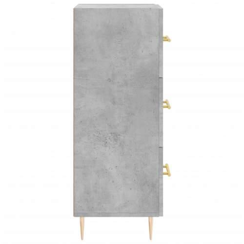 Komoda siva boja betona 34,5x34x90 cm od konstruiranog drva Beton siva 1 Cijena