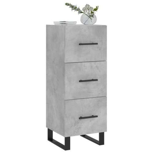 Komoda siva boja betona 34,5x34x90 cm od konstruiranog drva Beton siva 1 Cijena
