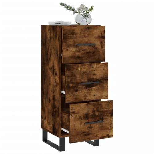 Komoda boja dimljenog hrasta 34,5x34x90 cm konstruirano drvo Dimljeni hrast 1 Cijena
