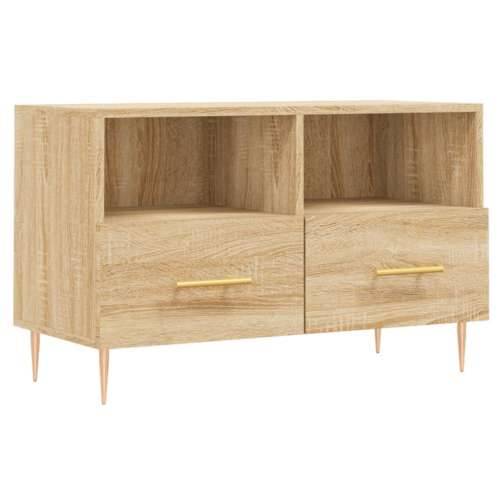 TV ormarić boja hrasta 80 x 36 x 50 cm od konstruiranog drva - sonoma hrast 1 Cijena