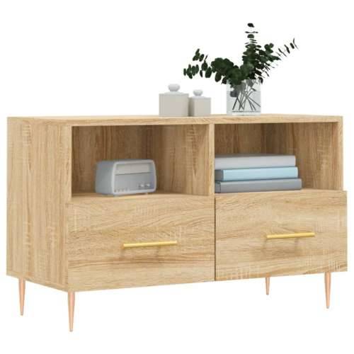 TV ormarić boja hrasta 80 x 36 x 50 cm od konstruiranog drva - sonoma hrast 1 Cijena