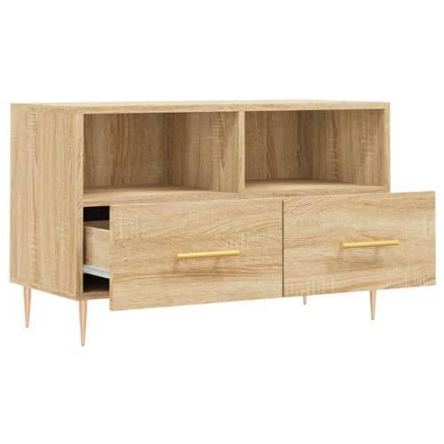 TV ormarić boja hrasta 80 x 36 x 50 cm od konstruiranog drva - sonoma hrast 1 Cijena