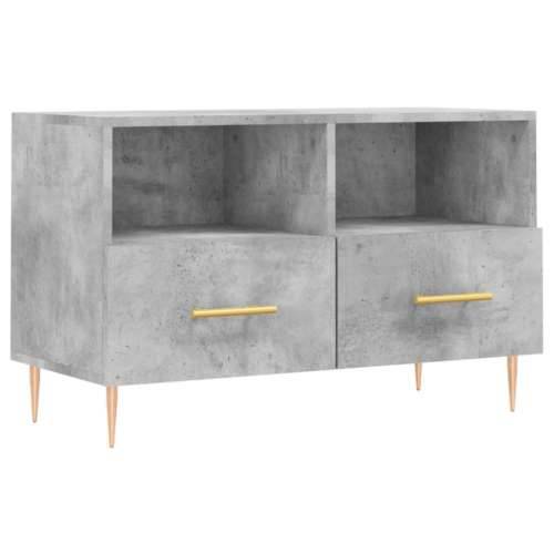 TV ormarić boja betona 80 x 36 x 50 cm konstruirano drvo - Beton siva 1 Cijena