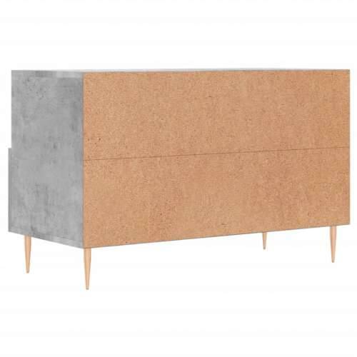 TV ormarić boja betona 80 x 36 x 50 cm konstruirano drvo - Beton siva 1 Cijena