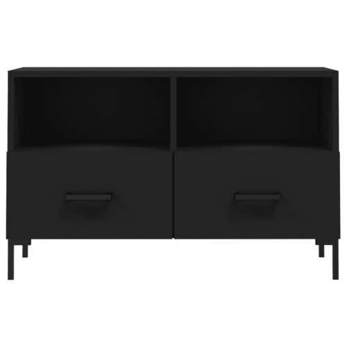 TV ormarić crni 80 x 36 x 50 cm od konstruiranog drva - Crna 1 Cijena