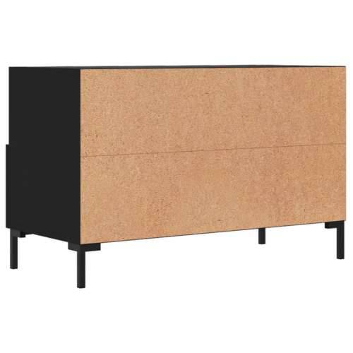 TV ormarić crni 80 x 36 x 50 cm od konstruiranog drva - Crna 1 Cijena