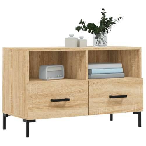 TV ormarić boja hrasta 80 x 36 x 50 cm od konstruiranog drva - sonoma hrast 1 Cijena
