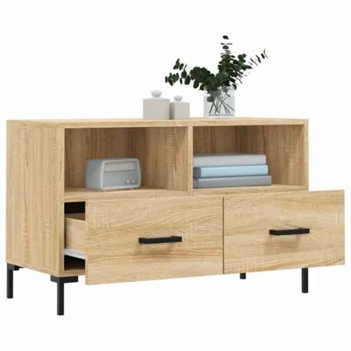 TV ormarić boja hrasta 80 x 36 x 50 cm od konstruiranog drva - sonoma hrast 1 Cijena