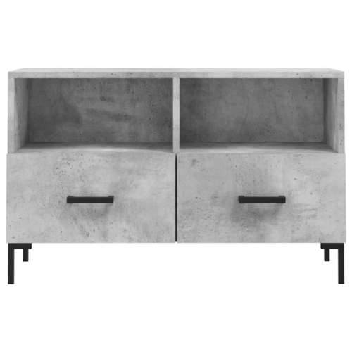 TV ormarić boja betona 80 x 36 x 50 cm konstruirano drvo - Beton siva 1 Cijena