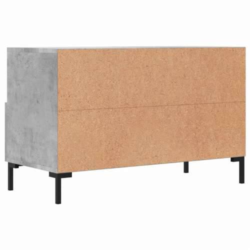 TV ormarić boja betona 80 x 36 x 50 cm konstruirano drvo - Beton siva 1 Cijena