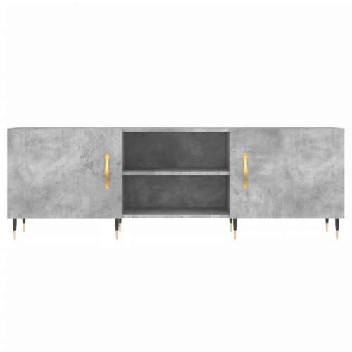 TV ormarić boja betona 150x30x50 cm od konstruiranog drva - Beton siva 1 Cijena