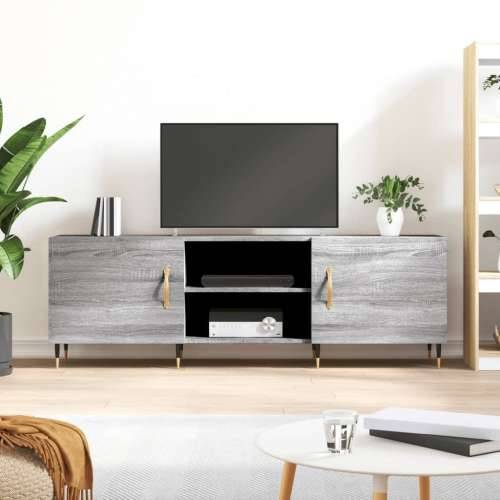 TV ormarić boja hrasta sonome 150x30x50 cm konstruirano drvo - Sivi hrast sonoma 1 Cijena
