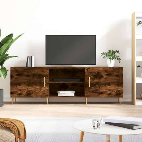 TV ormarić boja dimljenog hrasta 150x30x50 cm konstruirano drvo - Dimljeni hrast 1 Cijena