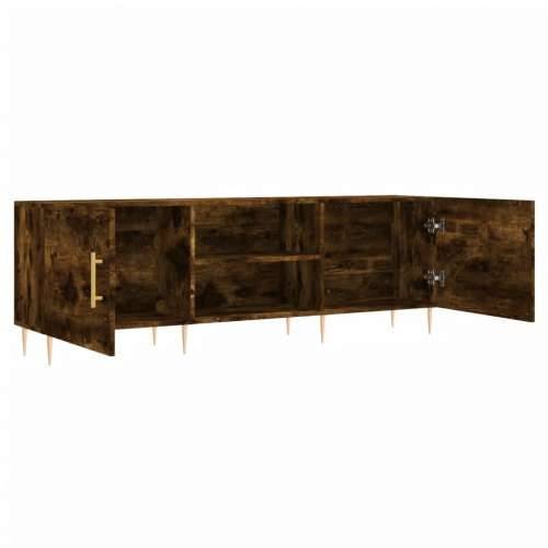 TV ormarić boja dimljenog hrasta 150x30x50 cm konstruirano drvo - Dimljeni hrast 1 Cijena