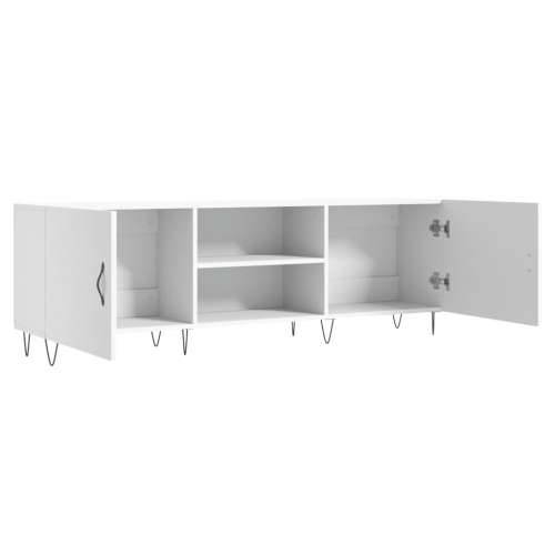 TV ormarić bijeli 150 x 30 x 50 cm od konstruiranog drva - Bijela 1 Cijena