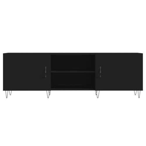 TV ormarić crni 150 x 30 x 50 cm od konstruiranog drva - Crna 1 Cijena