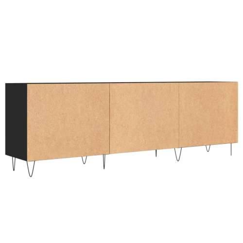 TV ormarić crni 150 x 30 x 50 cm od konstruiranog drva - Crna 1 Cijena