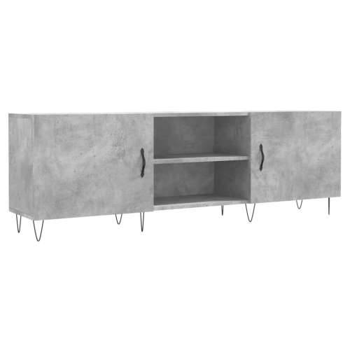 TV ormarić boja betona 150x30x50 cm od konstruiranog drva - Beton siva 1 Cijena