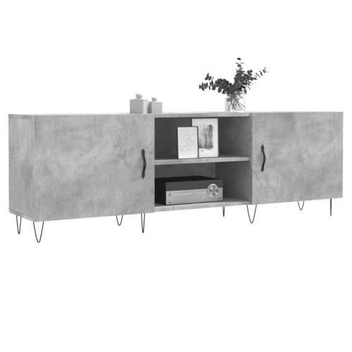 TV ormarić boja betona 150x30x50 cm od konstruiranog drva - Beton siva 1 Cijena