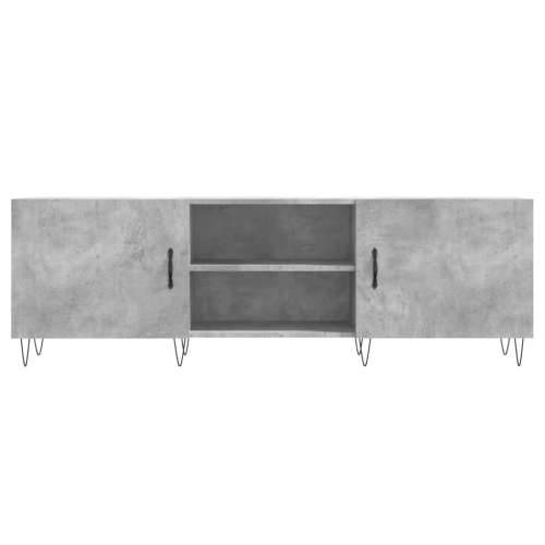 TV ormarić boja betona 150x30x50 cm od konstruiranog drva - Beton siva 1 Cijena