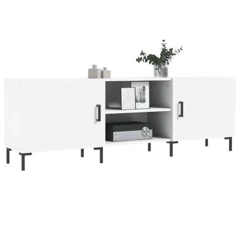 TV ormarić bijeli 150 x 30 x 50 cm od konstruiranog drva - Bijela 1 Cijena