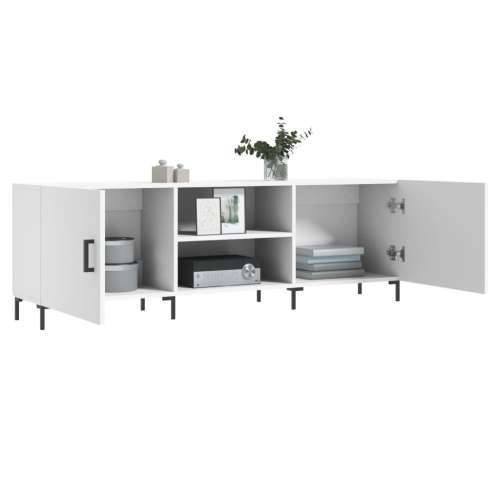 TV ormarić bijeli 150 x 30 x 50 cm od konstruiranog drva - Bijela 1 Cijena