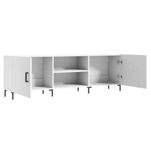 TV ormarić bijeli 150 x 30 x 50 cm od konstruiranog drva - Bijela 1 Cijena