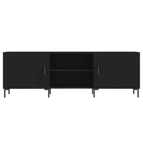 TV ormarić crni 150 x 30 x 50 cm od konstruiranog drva - Crna 1 Cijena