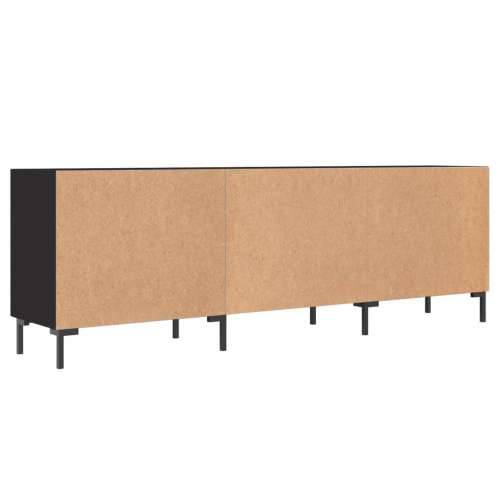 TV ormarić crni 150 x 30 x 50 cm od konstruiranog drva - Crna 1 Cijena