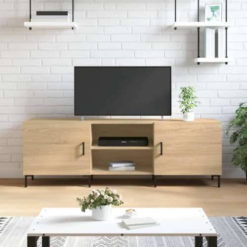 TV ormarić boja hrasta 150x30x50 cm od konstruiranog drva - sonoma hrast 1 Cijena