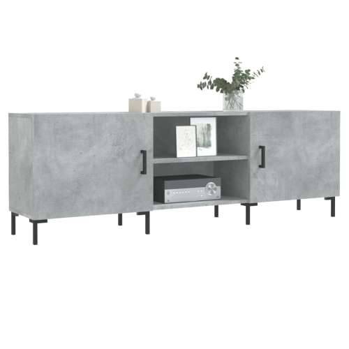 TV ormarić boja betona 150x30x50 cm od konstruiranog drva - Beton siva 1 Cijena