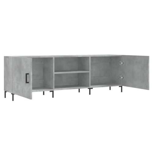 TV ormarić boja betona 150x30x50 cm od konstruiranog drva - Beton siva 1 Cijena