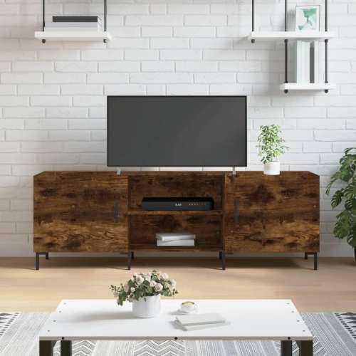 TV ormarić boja dimljenog hrasta 150x30x50 cm konstruirano drvo - Dimljeni hrast 1 Cijena