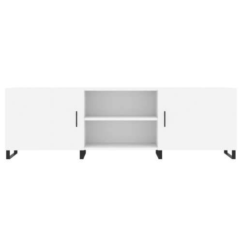 TV ormarić bijeli 150 x 30 x 50 cm od konstruiranog drva - Bijela 1 Cijena