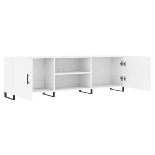 TV ormarić bijeli 150 x 30 x 50 cm od konstruiranog drva - Bijela 1 Cijena
