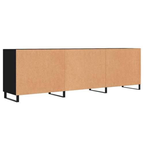 TV ormarić crni 150 x 30 x 50 cm od konstruiranog drva - Crna 1 Cijena