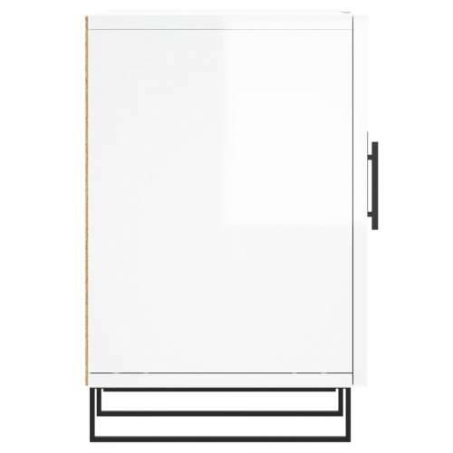TV ormarić sjajni bijeli 150 x 30 x 50 cm od konstruiranog drva - Visoko sjajno bijela 1 Cijena