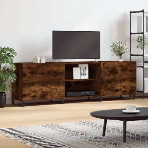 TV ormarić boja dimljenog hrasta 150x30x50 cm konstruirano drvo - Dimljeni hrast 1 Cijena