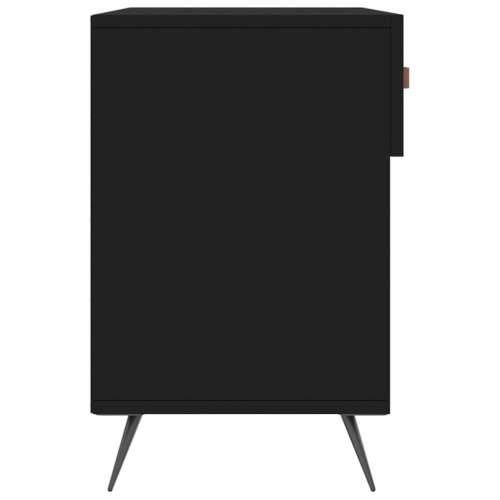 Klupa za cipele crna 102 x 35 x 55 cm od konstruiranog drva - Crna 1 Cijena
