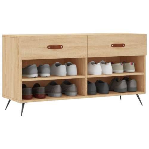 Klupa za cipele boja hrasta 102 x 35 x 55 cm konstruirano drvo - sonoma hrast 1 Cijena