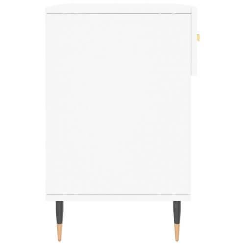 Klupa za cipele bijela 102 x 35 x 55 cm od konstruiranog drva - Bijela 1 Cijena