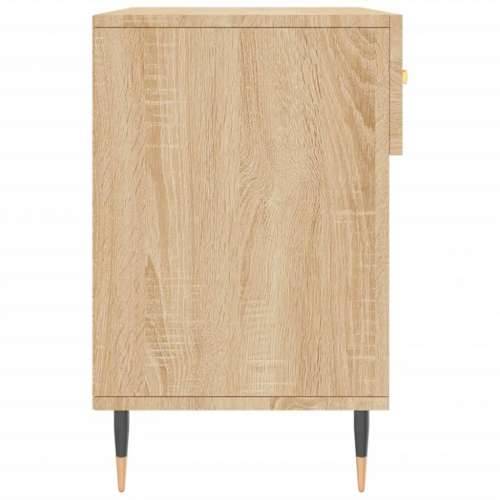 Klupa za cipele boja hrasta 102 x 35 x 55 cm konstruirano drvo Cijena
