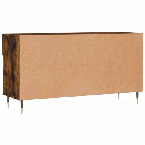 Klupa za cipele boja hrasta 102 x 35 x 55 cm konstruirano drvo - Dimljeni hrast 1 Cijena