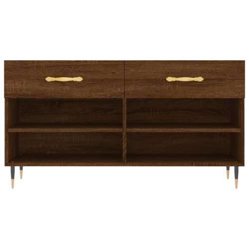 Klupa za cipele smeđa boja hrasta 102x35x55cm konstruirano drvo Smeđi hrast 1 Cijena