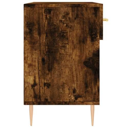 Klupa za cipele boja hrasta 102 x 35 x 55 cm konstruirano drvo - Dimljeni hrast 1 Cijena