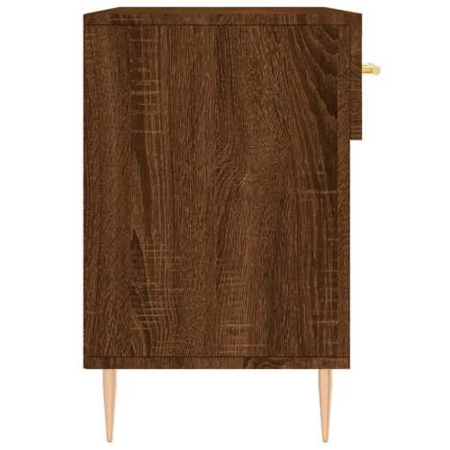 Klupa za cipele smeđa boja hrasta 102x35x55cm konstruirano drvo - Smeđi hrast 1 Cijena