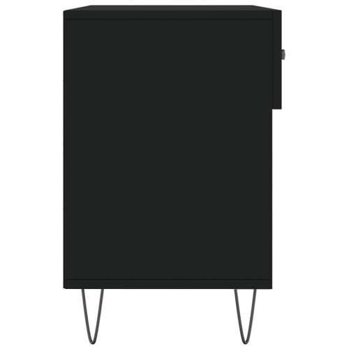 Klupa za cipele crna 102 x 35 x 55 cm od konstruiranog drva - Crna 1 Cijena