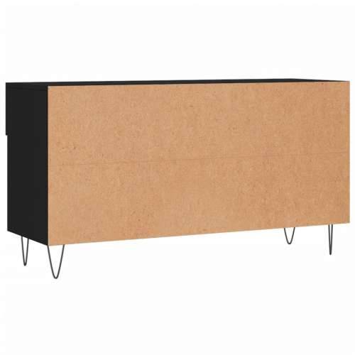 Klupa za cipele crna 102 x 35 x 55 cm od konstruiranog drva - Crna 1 Cijena